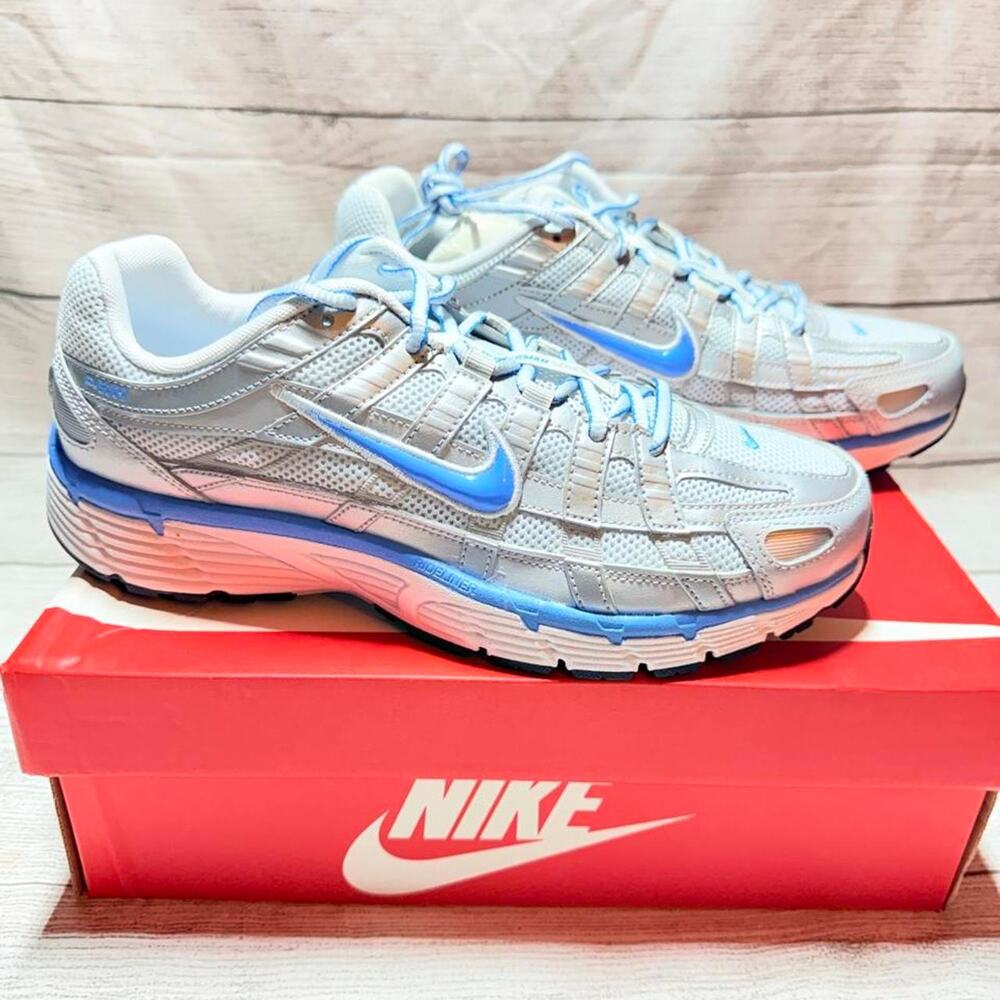 Nike p6000 metallic silver university blue US M10, W11.5
